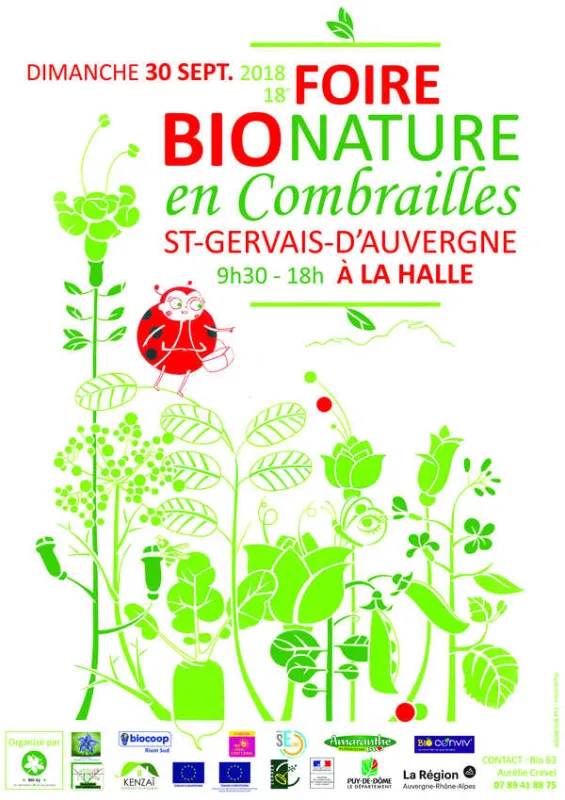 30 septembre 2018, Foire Bio Nature en Combrailles, Saint Gervais d'Auvergne (63) Visuel